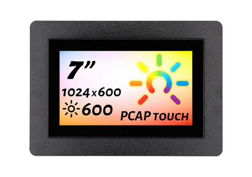Встраиваемый сенсорный монитор 7 PZ070WKK-06HPZ1-HVA с рамкой