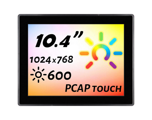 Встраиваемый сенсорный монитор 10,4 PZ104SKK6-07HPZ1-HDV