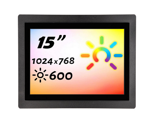 Встраиваемый монитор 15 PZ150SKK6-07H1-HDV с рамкой