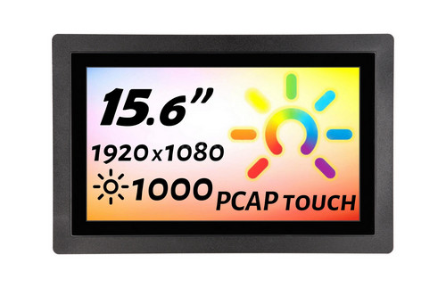 Встраиваемый сенсорный монитор 15,6 PZ156WKK6-90UPZ1-HDV с рамкой