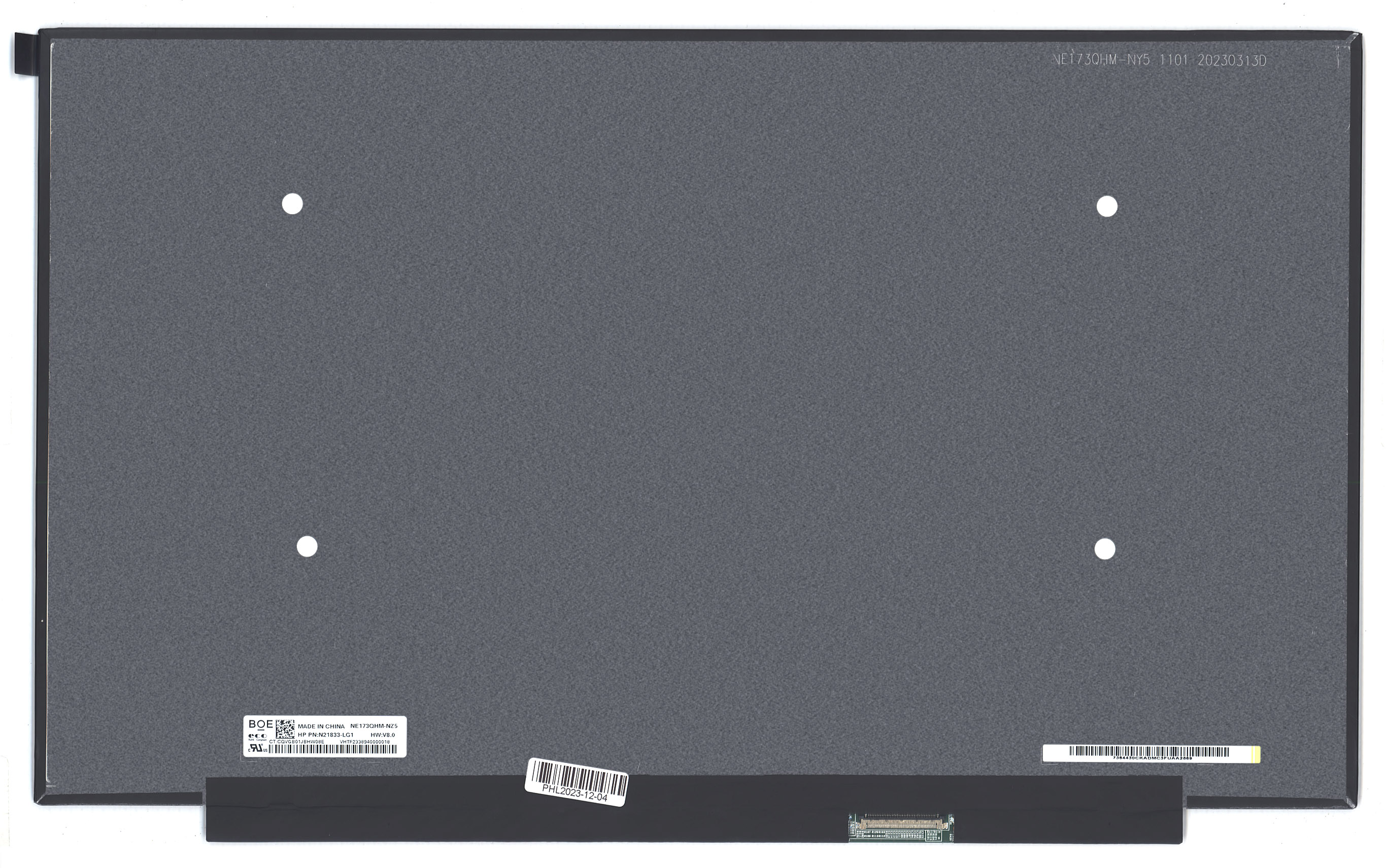 ЖК дисплей 17,3" NE173QHM-NZ5