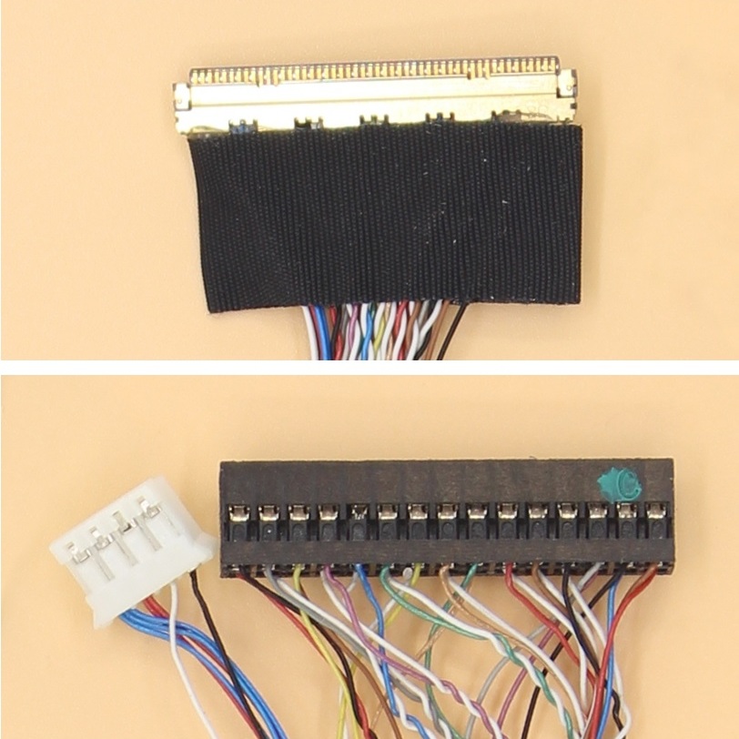 Кабель LVDS I-PEX20455-50P-2C8B-RP/BLD2-30+HB-04, 300 мм