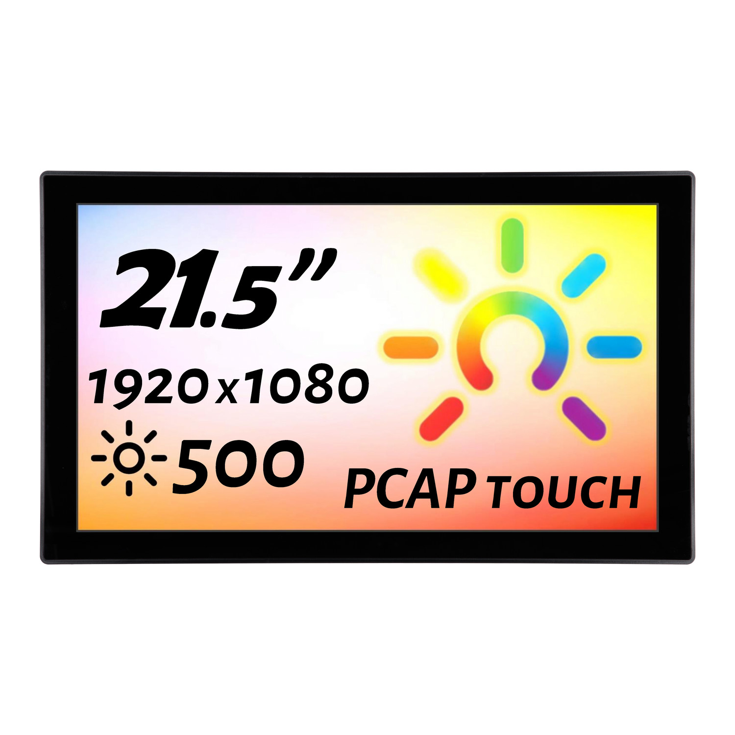 Встраиваемый сенсорный монитор 21,5" PZ215WKC-90HPZ2-HDV