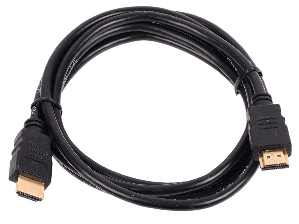 Кабель HDMI (M) - HDMI (M), v1.4, круглый, 2 м CG501N-2M