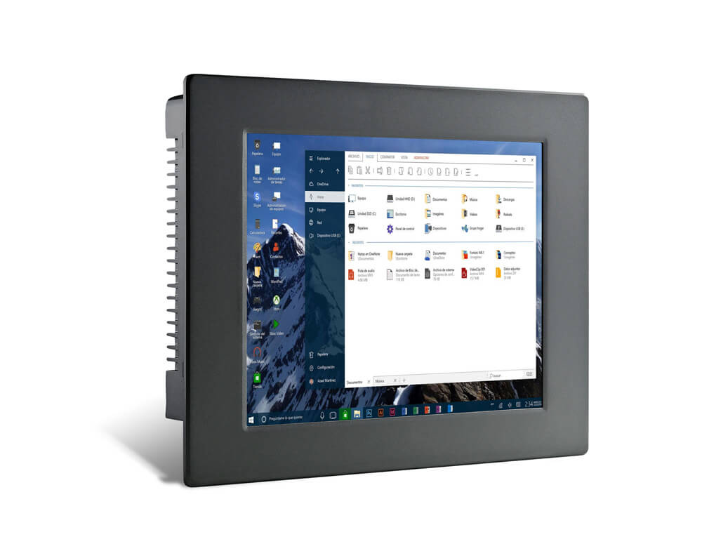 Встраиваемый сенсорный моноблок 12" Lilliput PC-1201