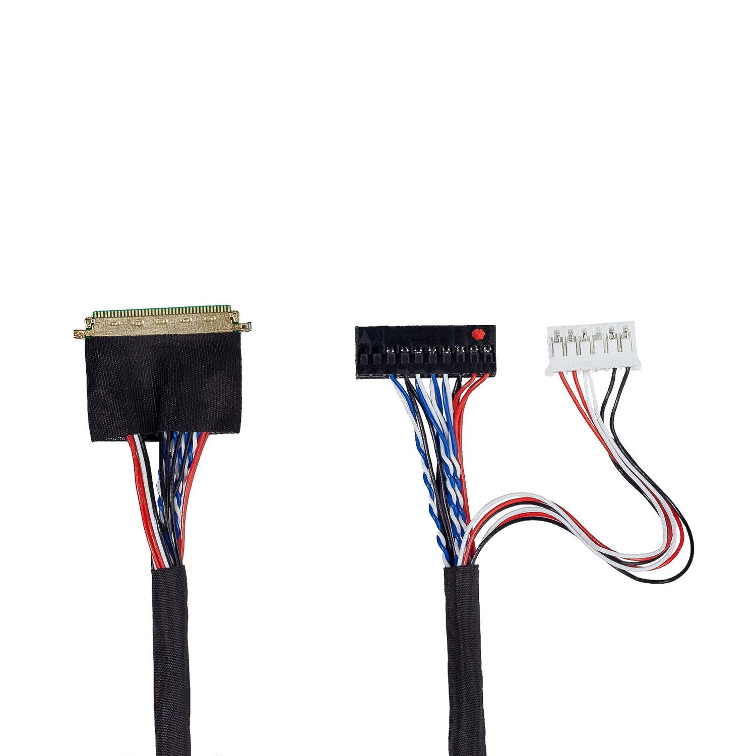 Кабель LVDS I-PEX20453-40P-1C6B-RP/BLD2-20+HB-06, 250 мм