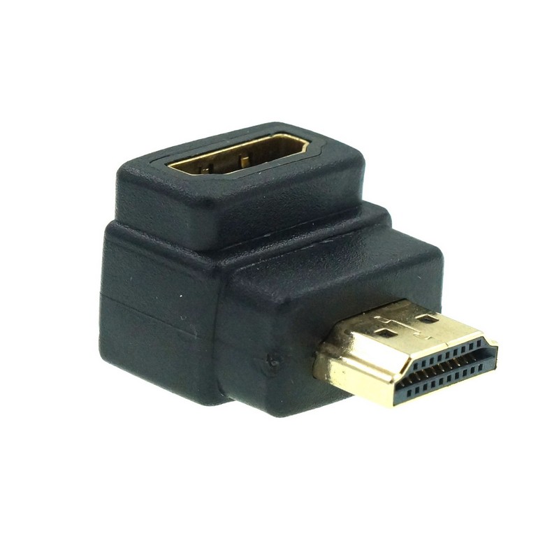 Переходник HDMI (F) - HDMI (М) угловой type I