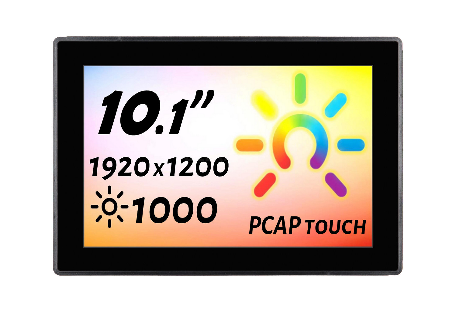 Встраиваемый сенсорный монитор 10,1" PZ101WKK6-92UPZ1-HDV