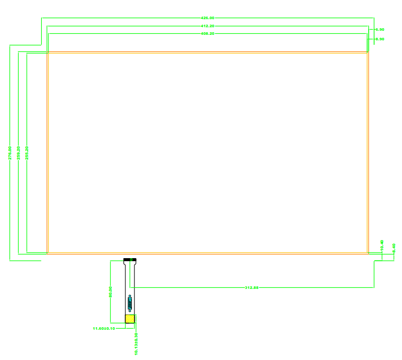 Резистивный сенсорный экран 19,1" ST-191001