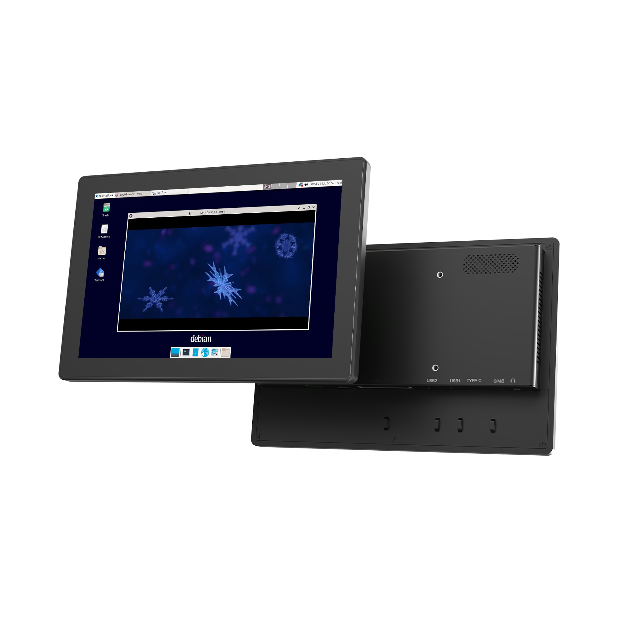 Сенсорный моноблок 10,1" Lilliput PC-1011RL 4/64