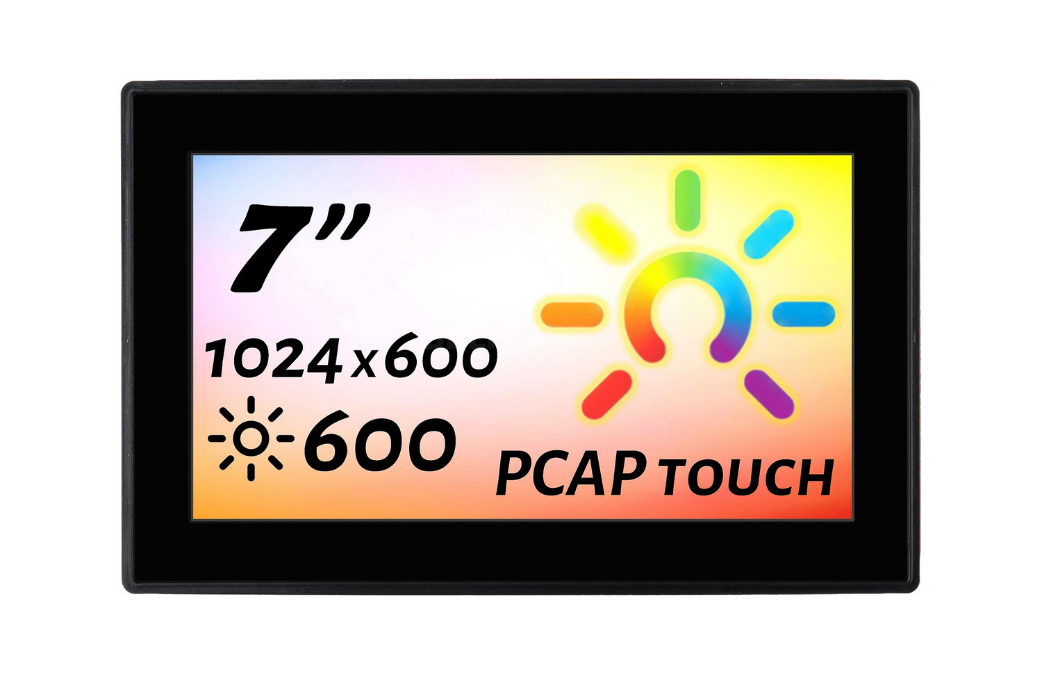 Встраиваемый сенсорный монитор 7" PZ070WKK-06HPZ1-HVA