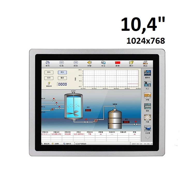 Встраиваемый сенсорный моноблок 10,4" PC-W104S07SAC (J1800/2/32)