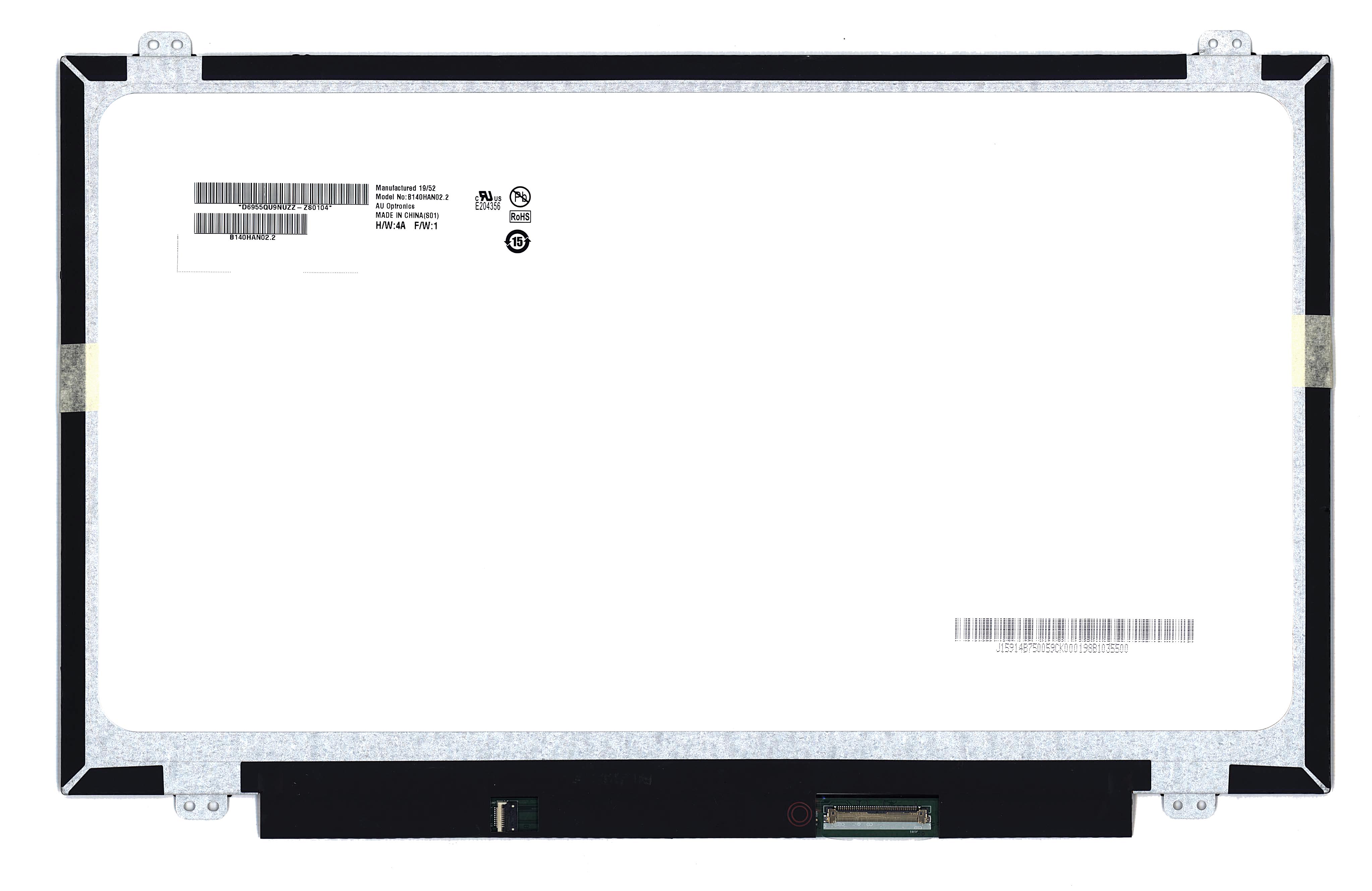 ЖК дисплей 14" B140HAN02.2
