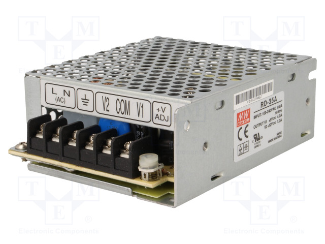 Блок питания в кожухе RD-35A MW 5В 4А + 12В 1А