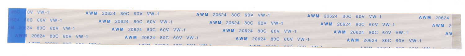 FFC шлейф 0,5 30pin 200мм AWM 20624 80c 60v VW-1, обратный