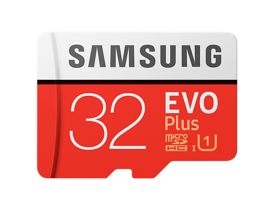 Карта памяти microSDHC UHS-I EVO PLUS 32 ГБ, 95 МБ/с, Class 10, переходник SD, MB-MC32GA/RU