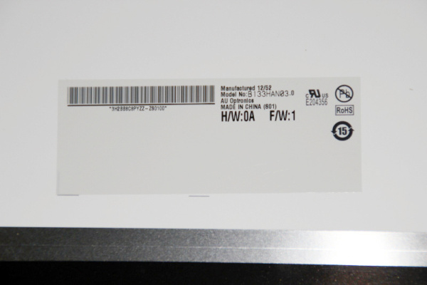 ЖК дисплей 13,3" B133HAN03.0