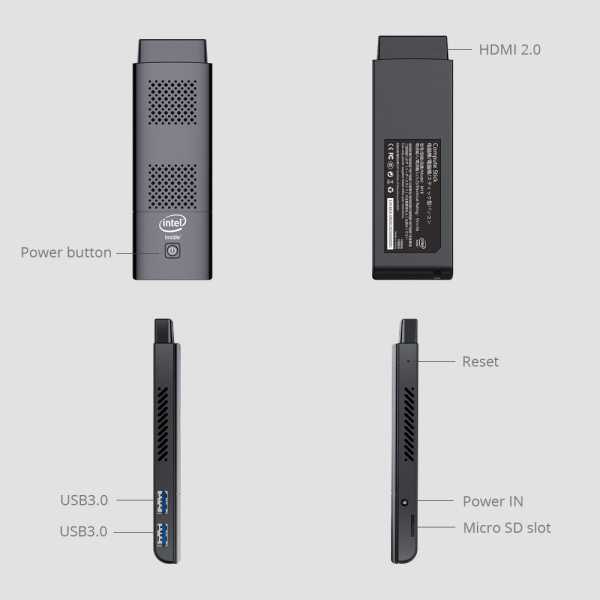 Мини-компьютер X50-N4100 4/128/WF/BT