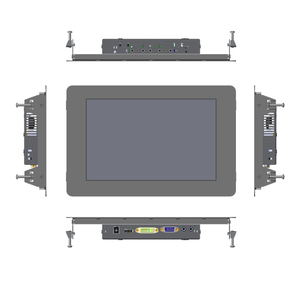 Встраиваемый сенсорный монитор 10,1" PN101WMK6-92UR41-HDV