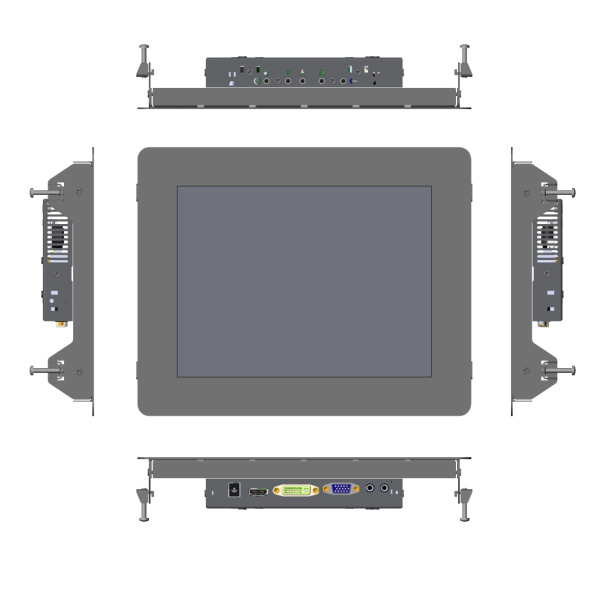 Встраиваемый монитор 10,4" PN104SMK6-07H1-HDV