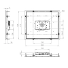 Встраиваемый сенсорный монитор 17" PF170SMK6-20UPG1-HDV