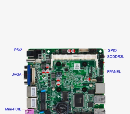 Материнская плата Nano-ITX с процессором STX-N39