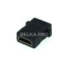 Переходник HDMI (F) - HDMI (F) прямой с ушами
