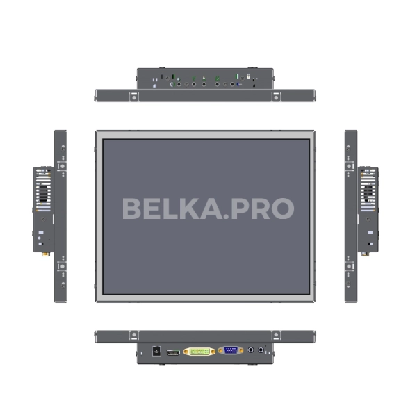 Встраиваемый сенсорный монитор 12,1" FL121SMK6-07HR41-HDV