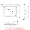 Встраиваемый сенсорный моноблок 8,4" PC-W084S86SAC (J1800/2/32)