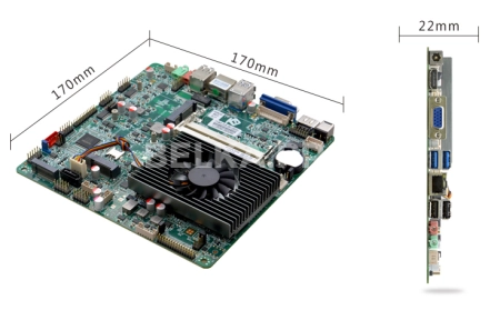 Материнская плата Mini-ITX с процессором ITX-B672_I312L (6100U)