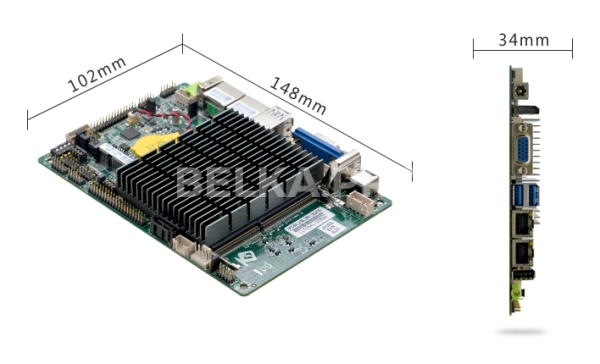 Материнская плата 3,5" с процессором EPIC-E41_J126E (J4125)