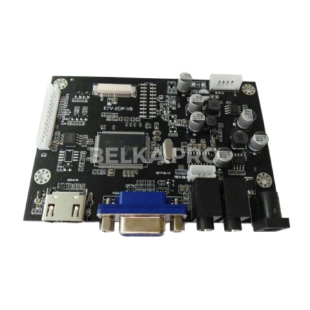Контроллер дисплея HDMI/VGA KYV-EDP V8 с кнопками