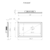 Встраиваемый сенсорный монитор 15,6" PZ156WKK6-90UPZ1-HDV