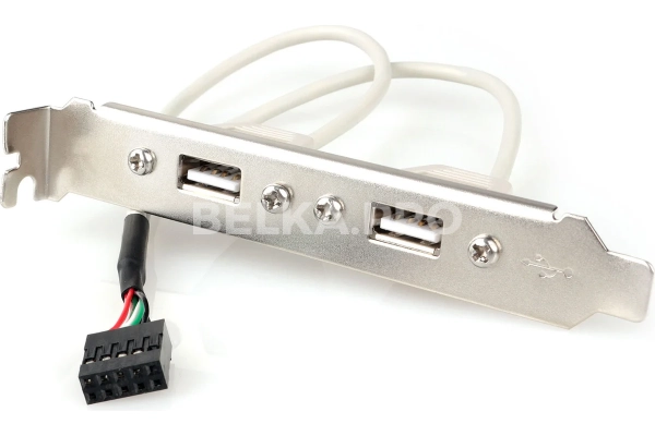 Планка в сист блок на 2 USB 2.0, 10pin, Gembird, CCUSBRECEPTACLE