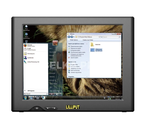 USB монитор сенсорный 8" Lilliput UM-82/C/T