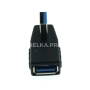 Переходник USB 3.0 A (F) - USB 3.0 A (M) угловой