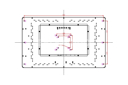 Встраиваемый сенсорный монитор 23,6" PZ236WKZ-90SPZ1-HV
