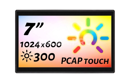 Встраиваемый сенсорный монитор 7" PZ070WKZ-06SPZ1-HV