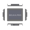 Встраиваемый сенсорный монитор 12,1" PN121SMK-07HPX1-HVA