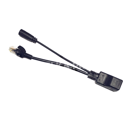 Адаптер PoE RJ-45 -> RJ-45 + DC (F) 2.1 мм 12-48В
