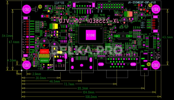 Контроллер дисплея HDMI JX-2556EDP-DIP