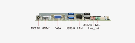 Материнская плата Mini-ITX с процессором ITX-B321_I512L (3210M)