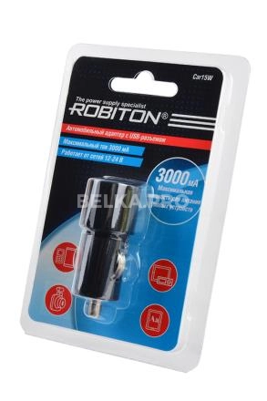 Блок питания автомобильный 5В 3А Car15W BL1