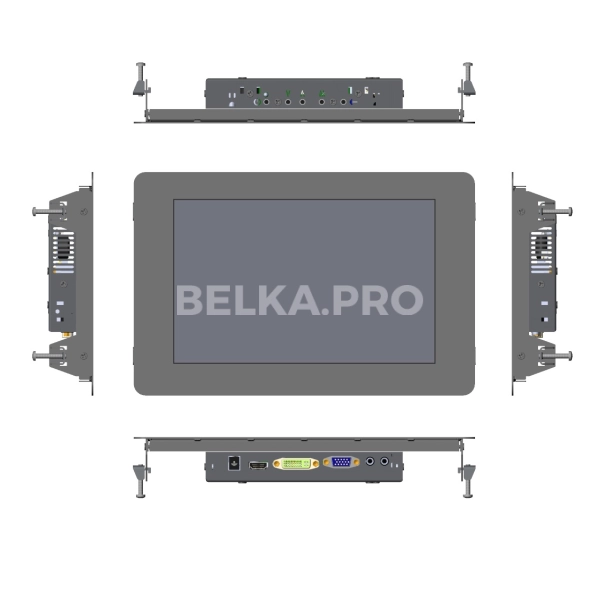 Встраиваемый сенсорный монитор 10,1" PN101WMK6-92UR41-HDV