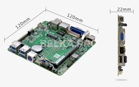 Материнская плата Nano-ITX с процессором STX-F52_1L (5205U)