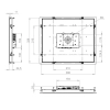 Встраиваемый сенсорный монитор 17" PN170SMK6-20UR41-HDV