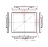 Встраиваемый монитор 17" PZ170SKZ-20S1-HV