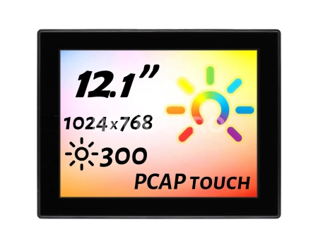 Встраиваемый сенсорный монитор 12,1" PZ121SKZ-07HPZ1-HV