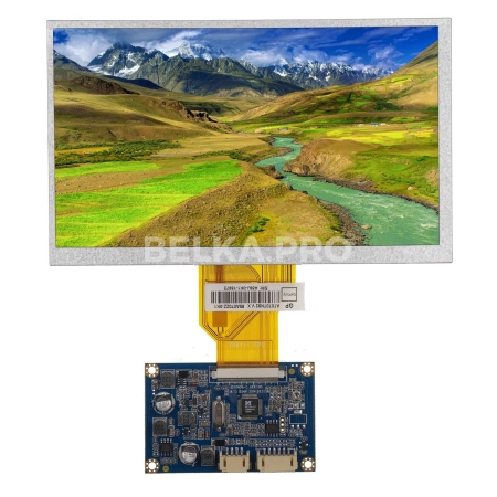 Дисплей 7" AT070TN92 V.X с контроллером JD70M06-C