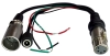 Кабель питания XLR (M) - XLR (F) + DJK (F), 20 см